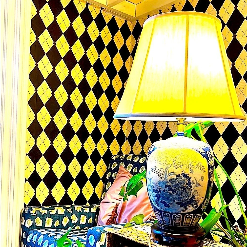 Vintage Chinoiserie Textured Table Lamp – Cultured‎ Elegance